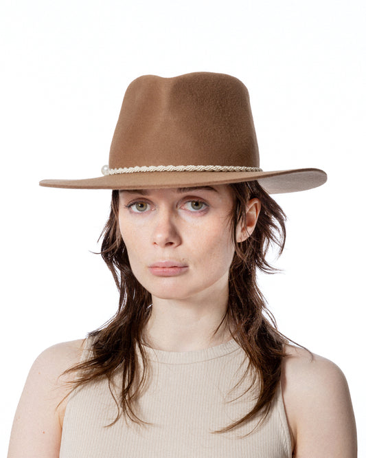 CAMEL FELT HAT